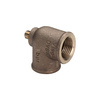 Kolano przyłączeniowe 90' VIEGA 94477.0-713 Jednoczęściowy, brąz / brąz, 3/4'' (gw x gw), (głębokość: 15 mm)