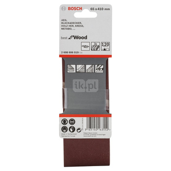 PAS BEZK. 65X410 BEST F/WOOD P120