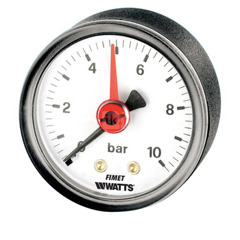 Manometr axialny, średnica tarczy 63mm 1/4" M3A-ABS 63 0-10 G1/4B /R+C25+NK+LF