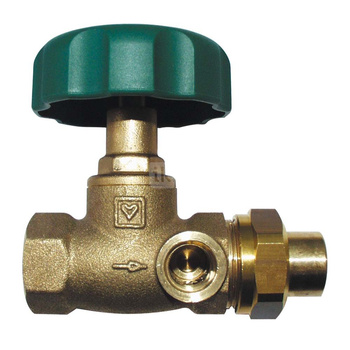 Zawór odcinający HERZ 4215AW mosiądz DN 15 GW x GZ, max. 90'C, max. 10 bar