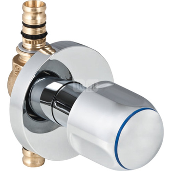 Zawór kulowy GEBERIT Mepla mosiądz 20mm x 20mm zz x zz podtynkowy, uchwyt: pokrętło