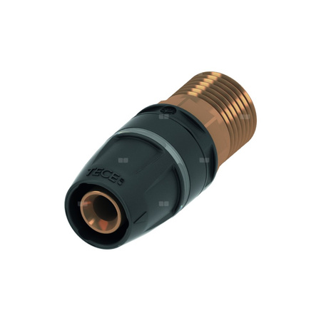 Nypel TECE logo Dwuczęściowy, brąz, 63 mm x 2'' (pz x GZ)