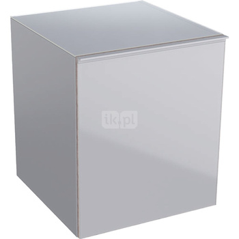 Szafka boczna Acanto, B45xH52, z jedną szufladą i jedną szufladą wewnętrzną, sand mat