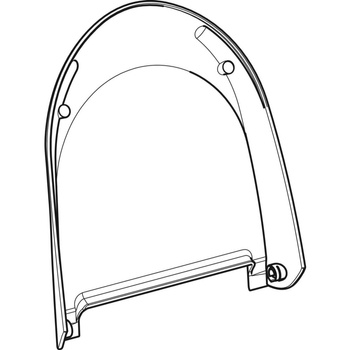 Pokrywa deski AqC4000, biały-alpin