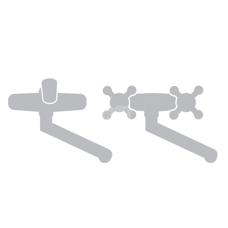 Regulator strumienia z przegubem do baterii kuchennych, uniwersalny (M22/M24) 2F, czarny-chrom