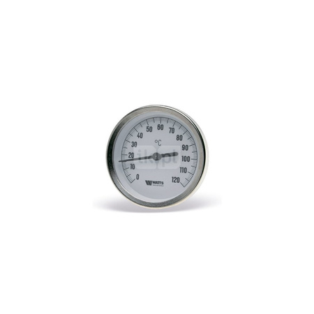 Bimetaliczny termometr z tuleją zanurzeniową G1/2B 50mm TB-80 50 0-120 st.C G1/2B /C2+NK+G+AT+ ORT+X+A+QL WATTS INDUSTRIESX - GAUG