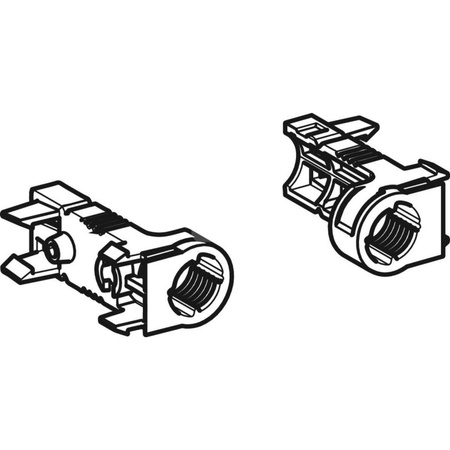 Zestaw uchwytów do mocowanej płytki odpływu ściennego