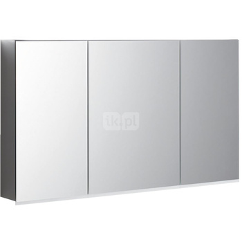 Szafka z lustrem Option Plus B120, z oświetleniem, troje drzwi