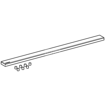 Listwa ozdobna odpływu liniowego, stal, 6x800