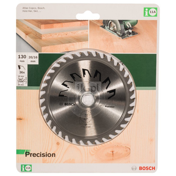 Tarcza pilarska PRECISION D = 130 mm, otwór = 20 mm, Z = 34