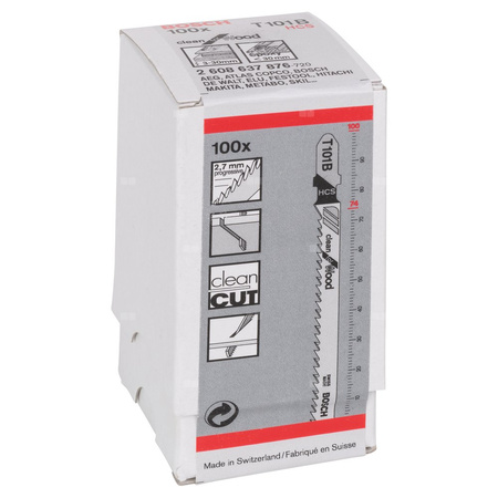 Brzeszczot do wyrzynarek T 101 B 100 szt. NS