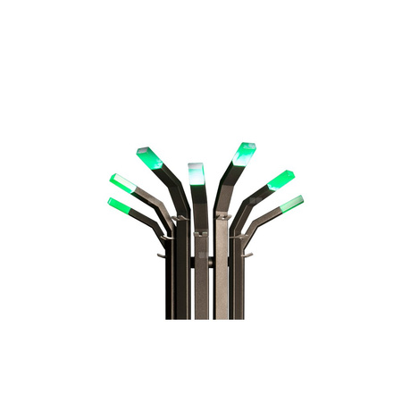 Grzejnik drabinkowy ENIX BAMBUS, wym. 1780 x 554 mm, kolor graphite, moc 494W