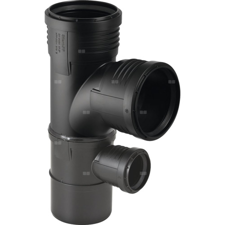 Trójnik GEBERIT Silent-PP 88.5' polipropylen 90 mm x 50 mm x 90 mm (zw x mw x mw)