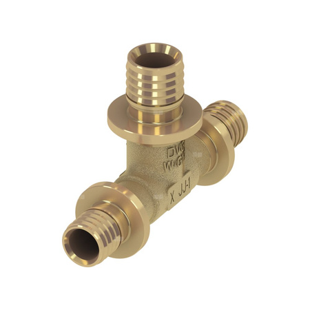 Trójnik TECE flex redukcja 90' mosiądz 32 mm x 20 mm x 25 mm (kw x kw x kw)