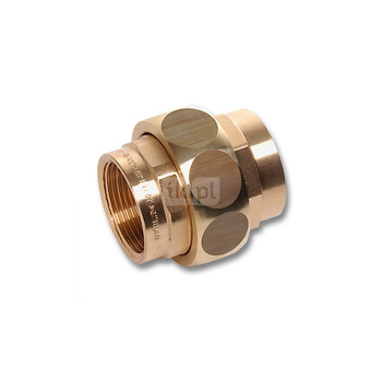 Śrubunek SANHA 272 trzyczęść., mosiądz, 3/4'' (GW)