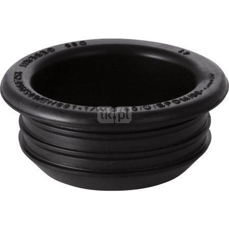 Uszczelka redukcyjna odpływowa GEBERIT guma 58 mm / 50 mm, kolor czarny