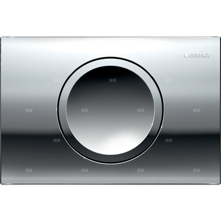 Przycisk uruchamiający Geberit Delta15, przedni, chrom błyszczący