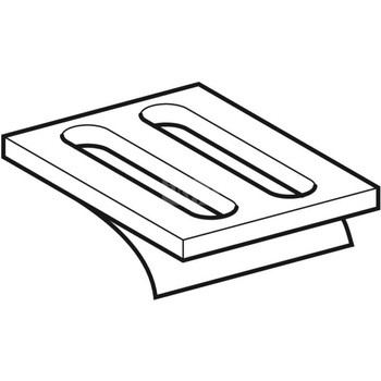 Podkładka do izolacji akustycznej do kątownika montażowego Geberit GIS