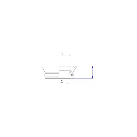 Adapter dwójnik prosty RUMET 8 x 15 x 12,5 mosiądz