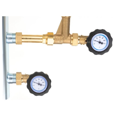 Grupa pompowa AFRISO BPS 901 AP GZ x GW 1'' x 3/4'', z zaworem termostatycznym, z pompą obiegową