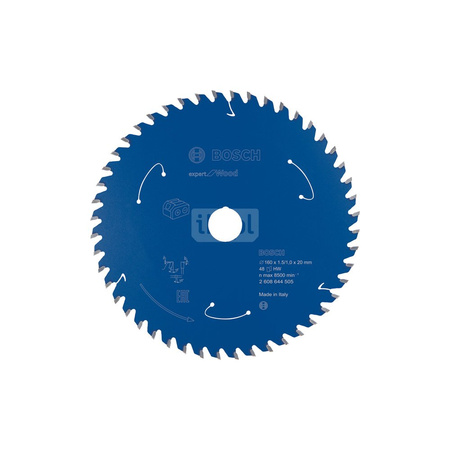 Ostrze do piły tarczowej bezprzewodowej Expert for Wood 160 x 1,5 / 1 x 20 T48