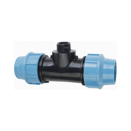 Złączka do rur PE Trójnik gwint zewnętrzny 75x3"x75