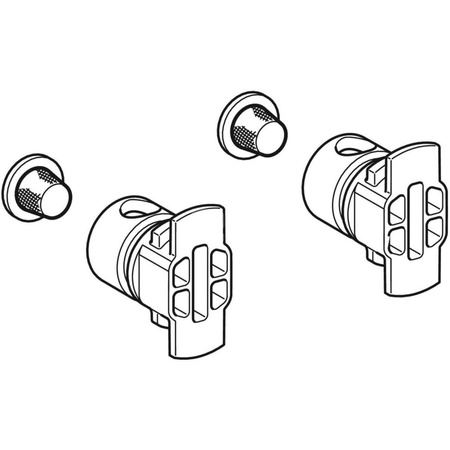 Gniazdo filtra z filtrem koszyczkowym do baterii Geberit Piave/Brenta (zest. 2 szt.)