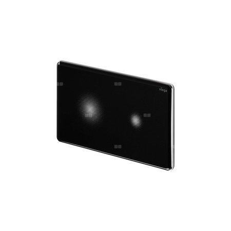 Przycisk uruchamiający do WC Prevista Visign for More 205 sensitive z oświetleniem LED nr wzoru 8625.1 płytka maskująca: szkło czarne