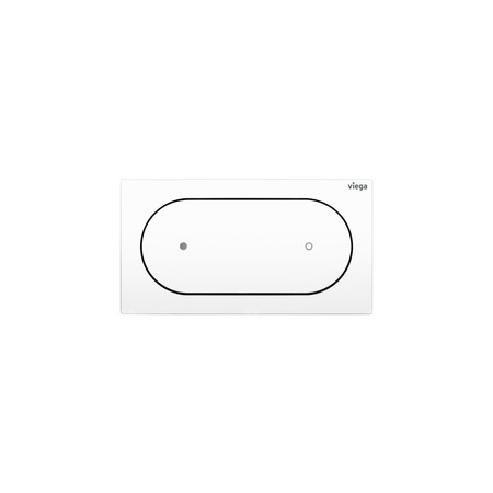 Spłukiwanie zdalne do WC Prevista Visign for Style 23 elektroniczna/-y nr wzoru 8640.1 płytka maskująca: tworzywo szt. biały alpejski klawisz: tworzywo szt. biały alpejski