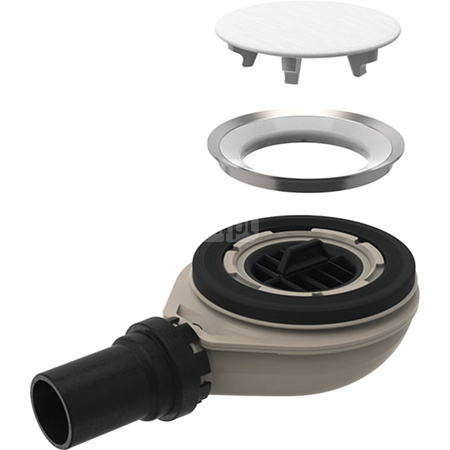 Zestaw odpływowy do paneli do natrysków bezbrodzikowych Geberit Setaplano, d40, H75 h30