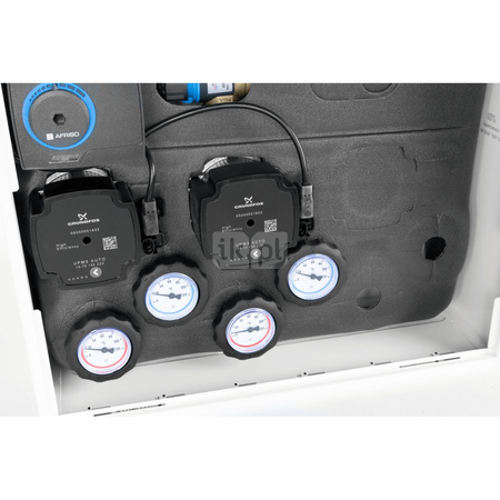 Grupa pompowa AFRISO PrimoBox AZB 251 GZ x GW 3/4'' x 3/4'', z zaworem mieszającym, z zaworem termostatycznym, z izolacją, z siłownikiem arm 141