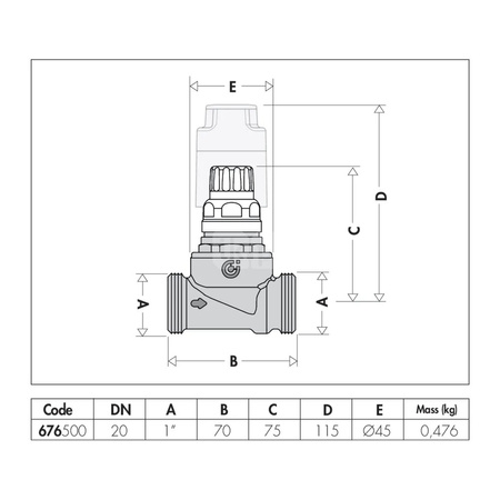 Dwudrożny zawór strefowy dla wysokich przepływów 1"