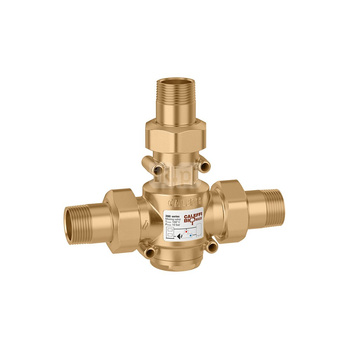 Termostatyczny zawór zabezpieczający dla kotłów na paliwo stałe DN25 1"M 45 st.