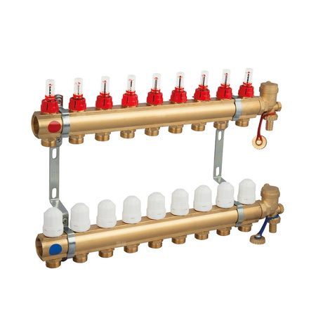 PHA-107 5-obwodowy PN6 Rozdzielacz CuZn