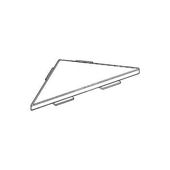 Advantix-ruszt Visign EA3 stal nierdzewna 1.4301, nr wzoru 4974.10 L: 165 H: 20 wykonanie: szczotkowany