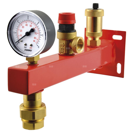 Zestaw grupy bezpieczeństwa 3 bar z szybkozłączem