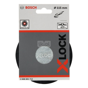 Talerz oporowy z systemem X-LOCK, 115 mm średni 115 mm, 13 300 obr./min