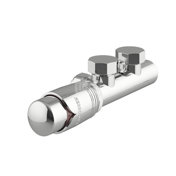 Zawory Duoplex Termostatyczny Schlosser Prawy chrom głowica na powrocie