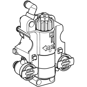 Jednostka funkcjonalna Geberit bez generatora, do baterii umywalkowych Piave i Brenta