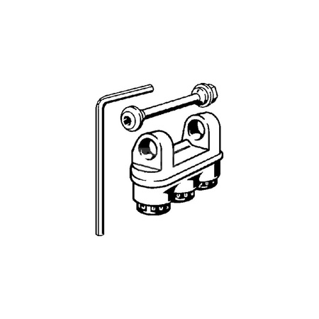 Element wlotowy, tworzywo sztuczne / szary do odpływów prysznicowych VIEGA 6161998
