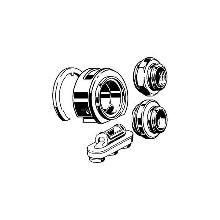 Zestaw montażowy VIEGA 616199 do umywalkido baterii z mieszaczem