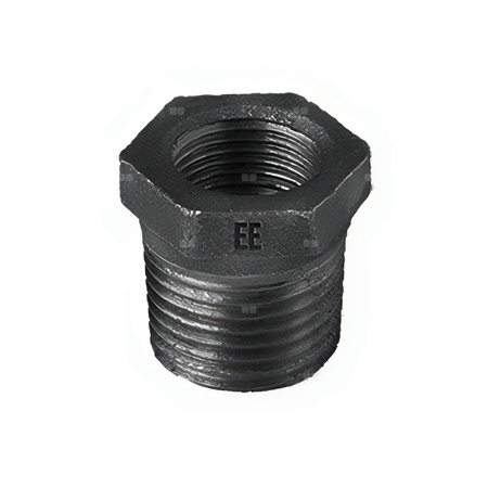 Przedłużka redukcja ODLEWNIA ZAWIERCIE N4/45/241 żeliwo (czarne) 2 1/2'' x 2'' (GZ x GW)