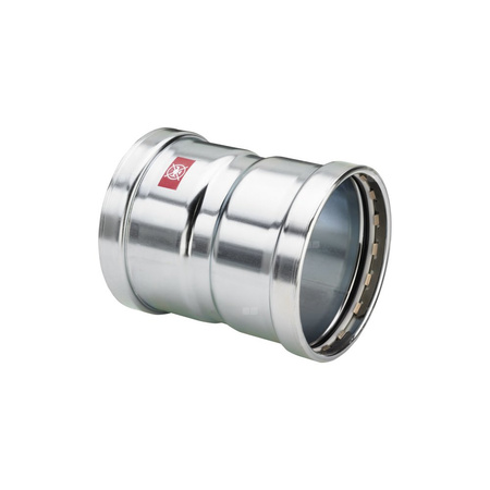 Mufa Prestabo VIEGA 1115XL Jednoczęściowy, stal (Ocynk galwaniczny/elektrolityczny) / stal, 88.9 mm (mz x mz), 125 mm z uszczelką