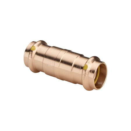 Mufa Profipress VIEGA 2615.5 Jednoczęściowy, brąz (Stan surowy) / brąz, 28 mm (mz x mz), 95 mm z uszczelką