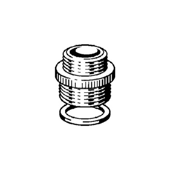 Nypel przejściowy VIEGA 3253 Jednoczęściowy, brąz chromowany, 1/2'' x 24 mm (gz x gw) z uszczelką