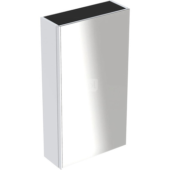 Wysoka szafka Acanto, B45xH82, z jednymi drzwiami, biała