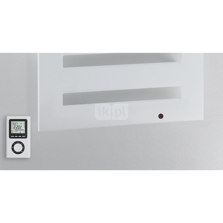 Grzejnik elektryczny ZEHNDER Metropolitan Bar 1750 x 600 mm, kolor biały, moc 900 W