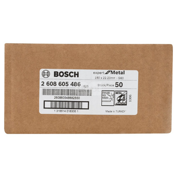 FIBR.D180MM P60 E/MET ALOX BR MIN 50