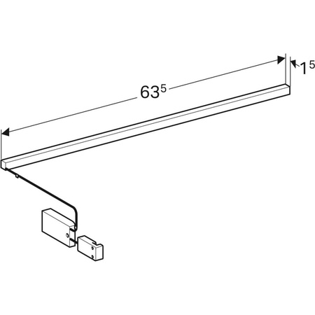Listwa świetlna do szuflady wewnętrznej Geberit Group