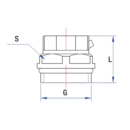 Odpowietrznik ręczny RUMET na śrubokręt Mosiądz 1/2''